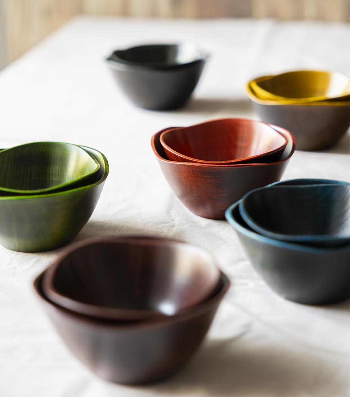 毎日のごはんが、もっと楽しみになる。花びらのような山中漆器ボウル｜Rin ボウルM ライラック | 8枚目