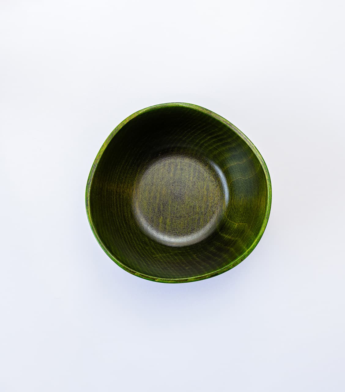 毎日のごはんが、もっと楽しみになる。花びらのような山中漆器ボウル｜Rin ボウルM オリーブ | 2枚目
